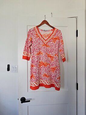 Barbara Gerwit V Neck Octopus Dress